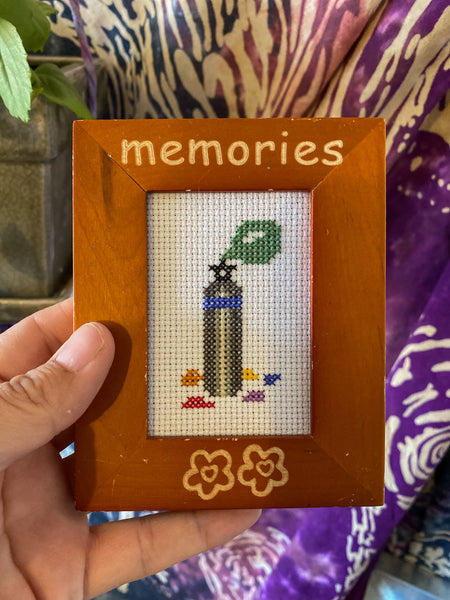 Memories from The Lot Framed Cross Stitch