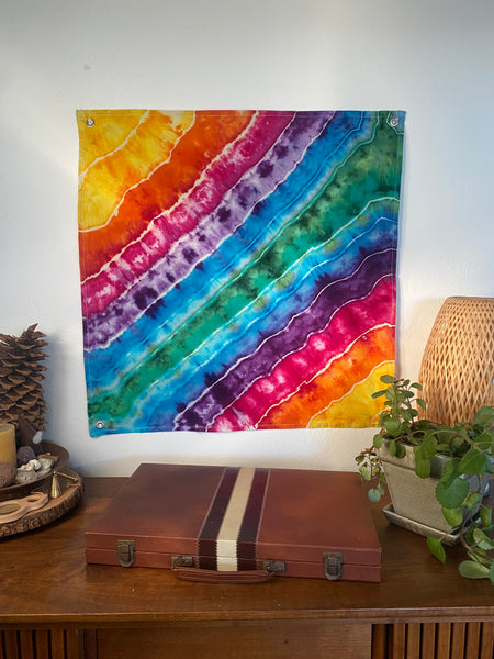 Rainbow Stripes Mini Tapestry