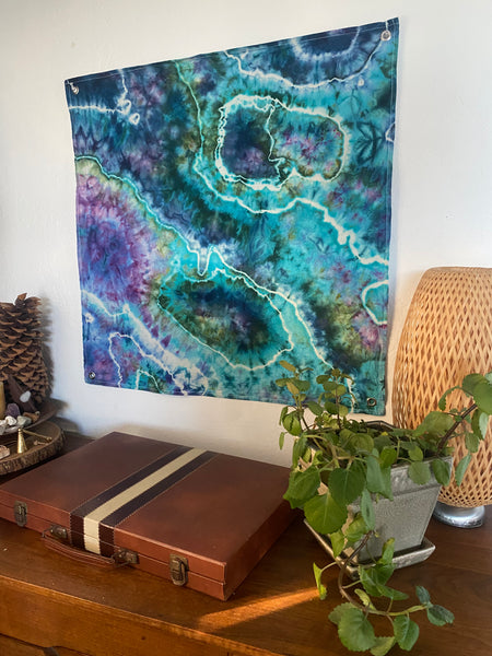 Seaglass Geode Mini Tapestry