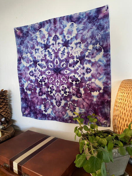 Lavender Mandala Mini Tapestry