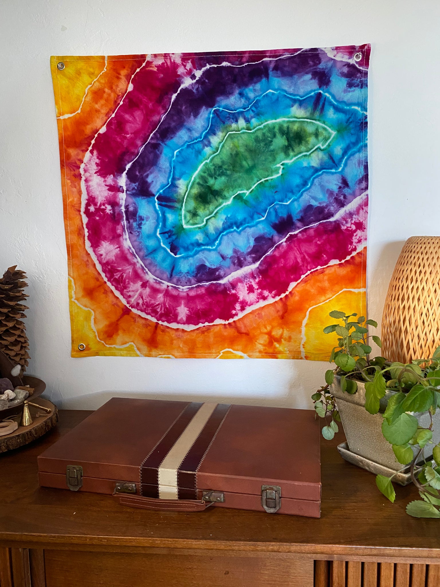 Rainbow Geode Mini Tapestry