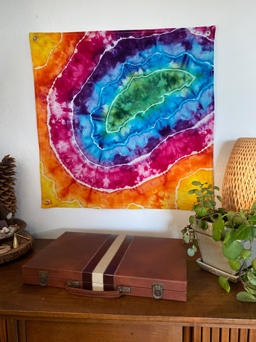 Rainbow Geode Mini Tapestry