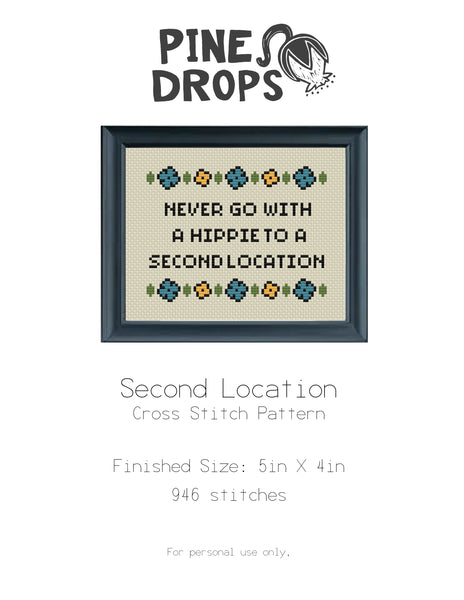 Second Location Cross Stitch Pattern