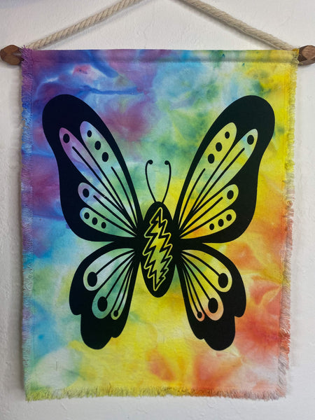 Grateful Butterfly Bolt Wall Hanging - Rainbow Brights